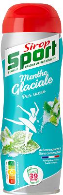 Bouteille de sirop Sirop Sport parfum Menthe Glaciale